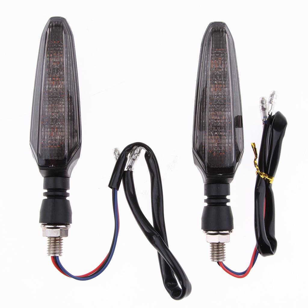 Pair Motorcycle Universal LED Lamp Blinker Indicator Tail Light