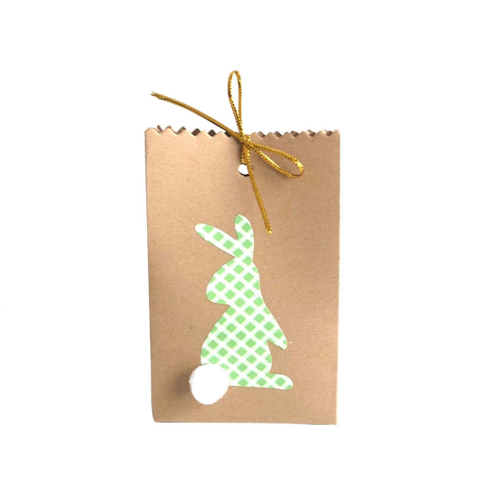 Easter Rabbit Gift Bags, Cookie Bags Snacks Bags Party Favors Empty Bags for Holiday