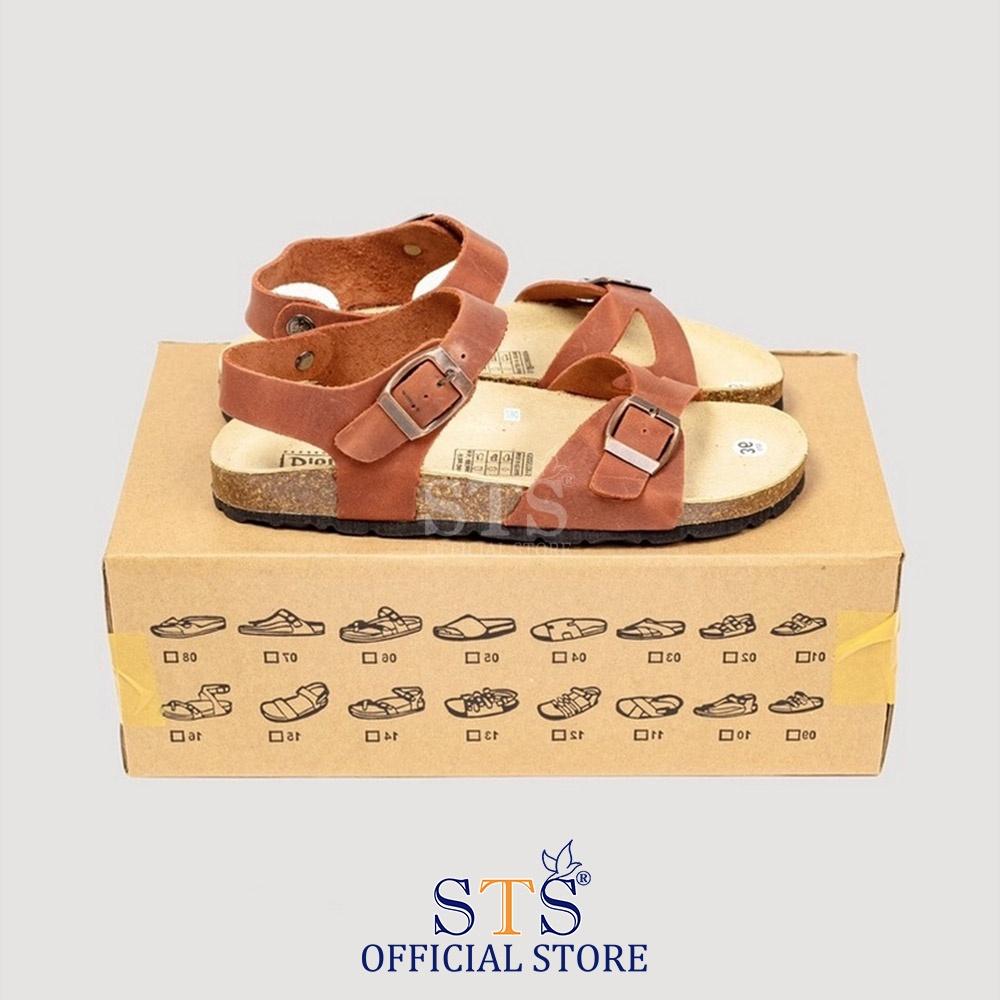 Dép Birken sandal quai hậu cao cấp da bò thật siêu bền thanh lịch đi học đi chơi nhiều màu ST23