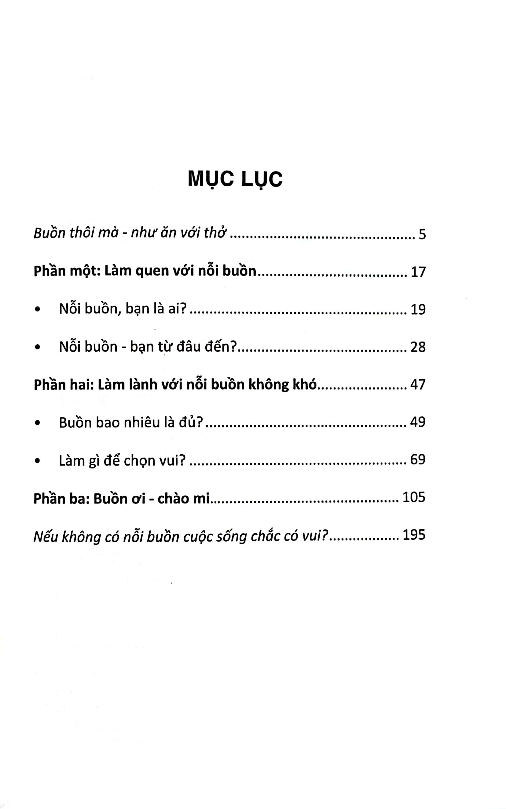 Làm Bạn Với Nỗi Buồn