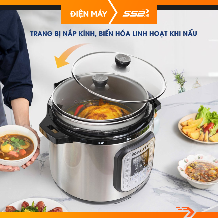 Nồi áp suất điện KALITE KL-636 - Hàng Chính Hãng