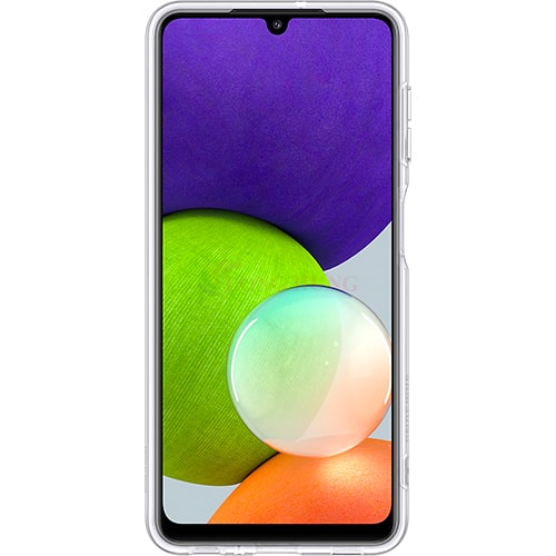 Ốp lưng nhựa dẻo Samsung Soft Clear Cover dành cho Samsung Galaxy A22 EF-QA225 - Hàng chính hãng