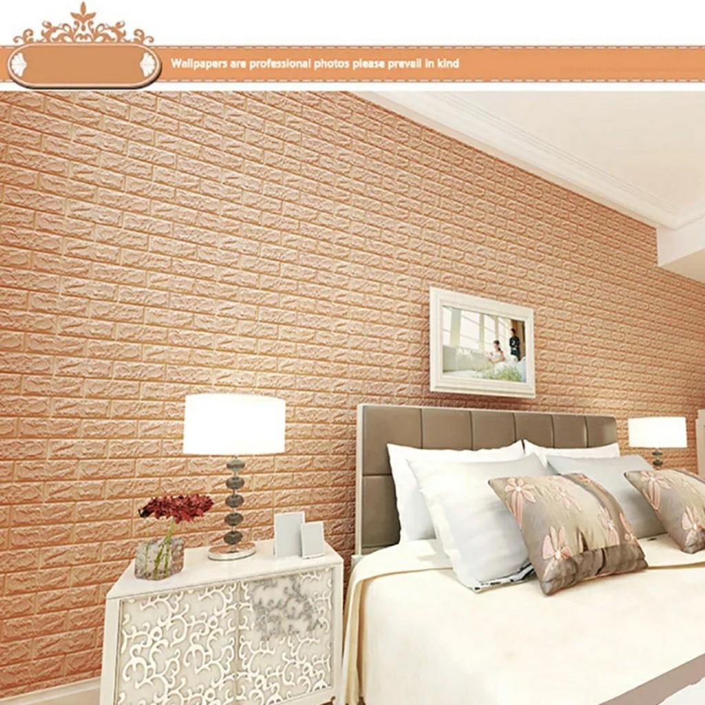 Giấy dán tường xốp giả gạch