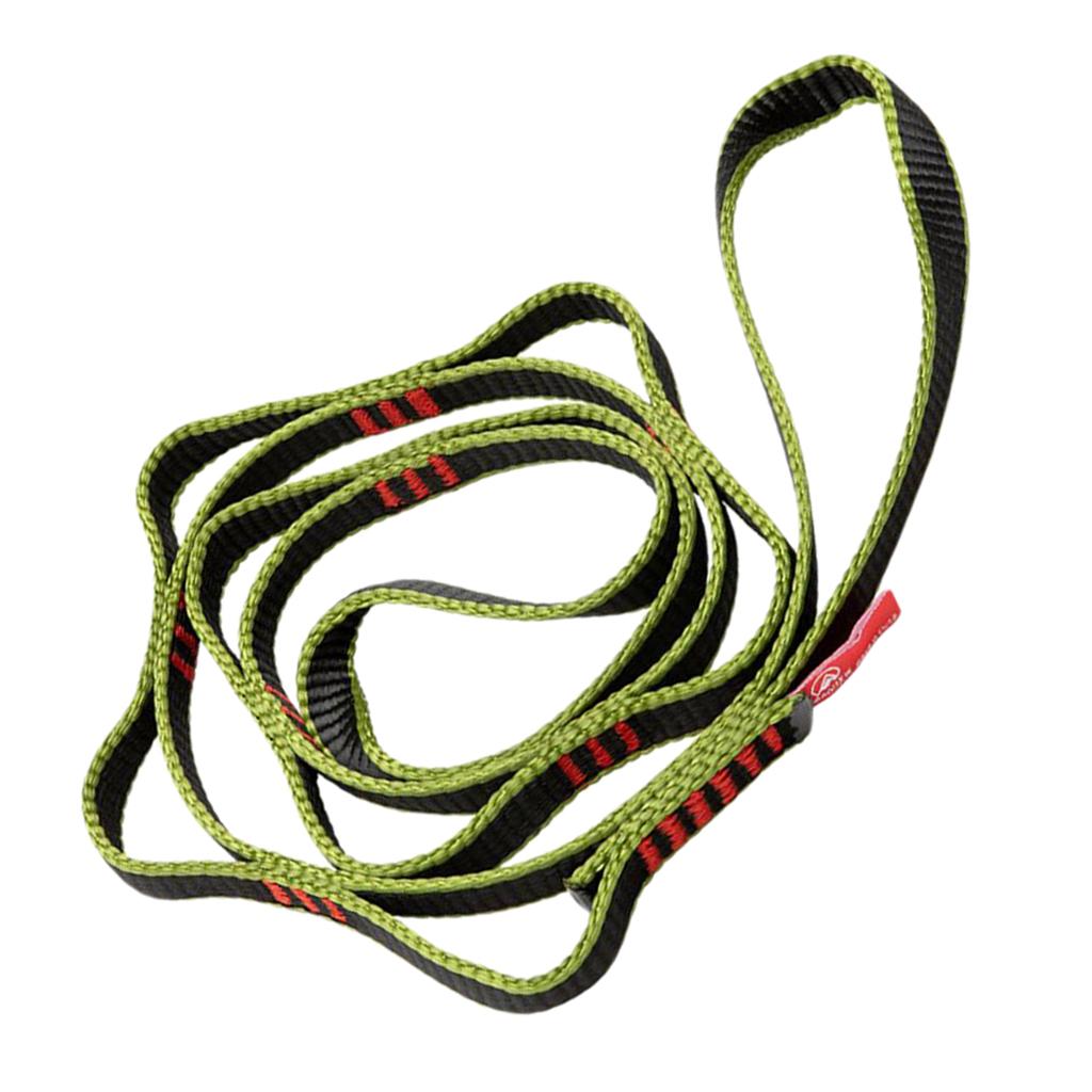 Daisy Chain Rope Looped Strong Straps 22 kN Climbing Nylon Daisy Chains Lanyard 43 Inches for Rock Climbing Tree Aborist Caving