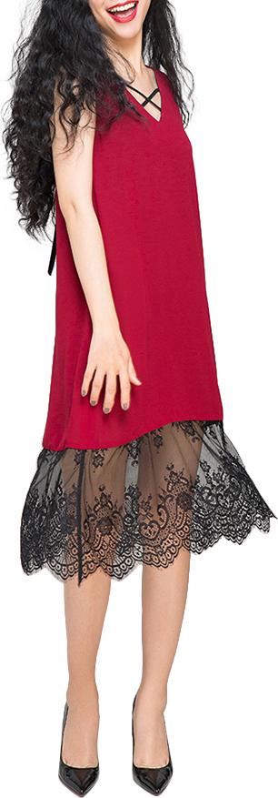 Đầm Suông Hity DRE058 - Đỏ (Size