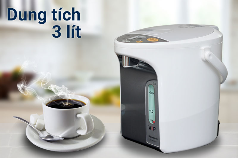 Bình thủy điện Panasonic NC-HU301PZSY 3 lít - Hàng chính hãng