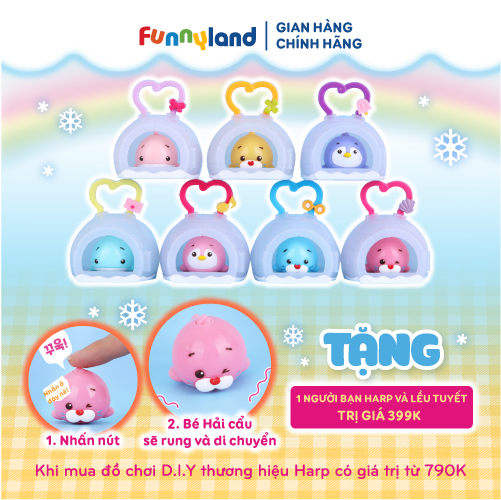 Bộ thiết kế Sticker 3D độc đáo Harp - Toytron