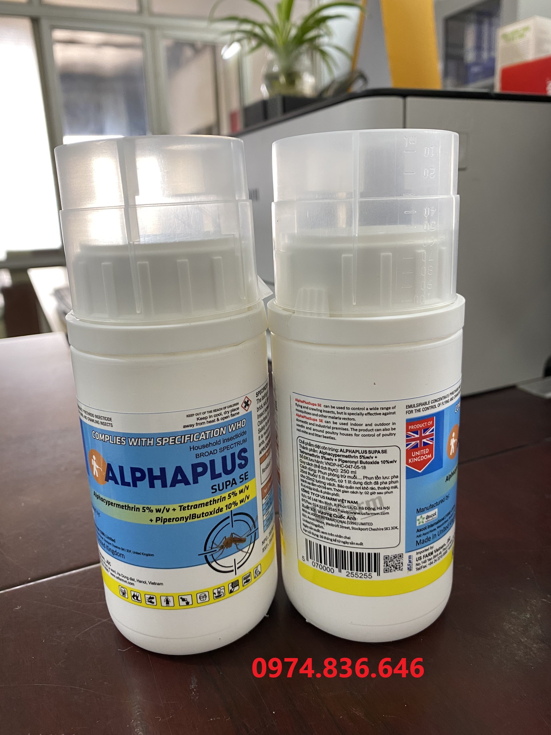 Thuốc Diệt Muỗi ALPHAPLUS SUPA SE 250ML