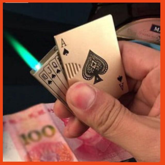 Hộp Quẹt Bật Lửa Lá Bài Lửa Khò