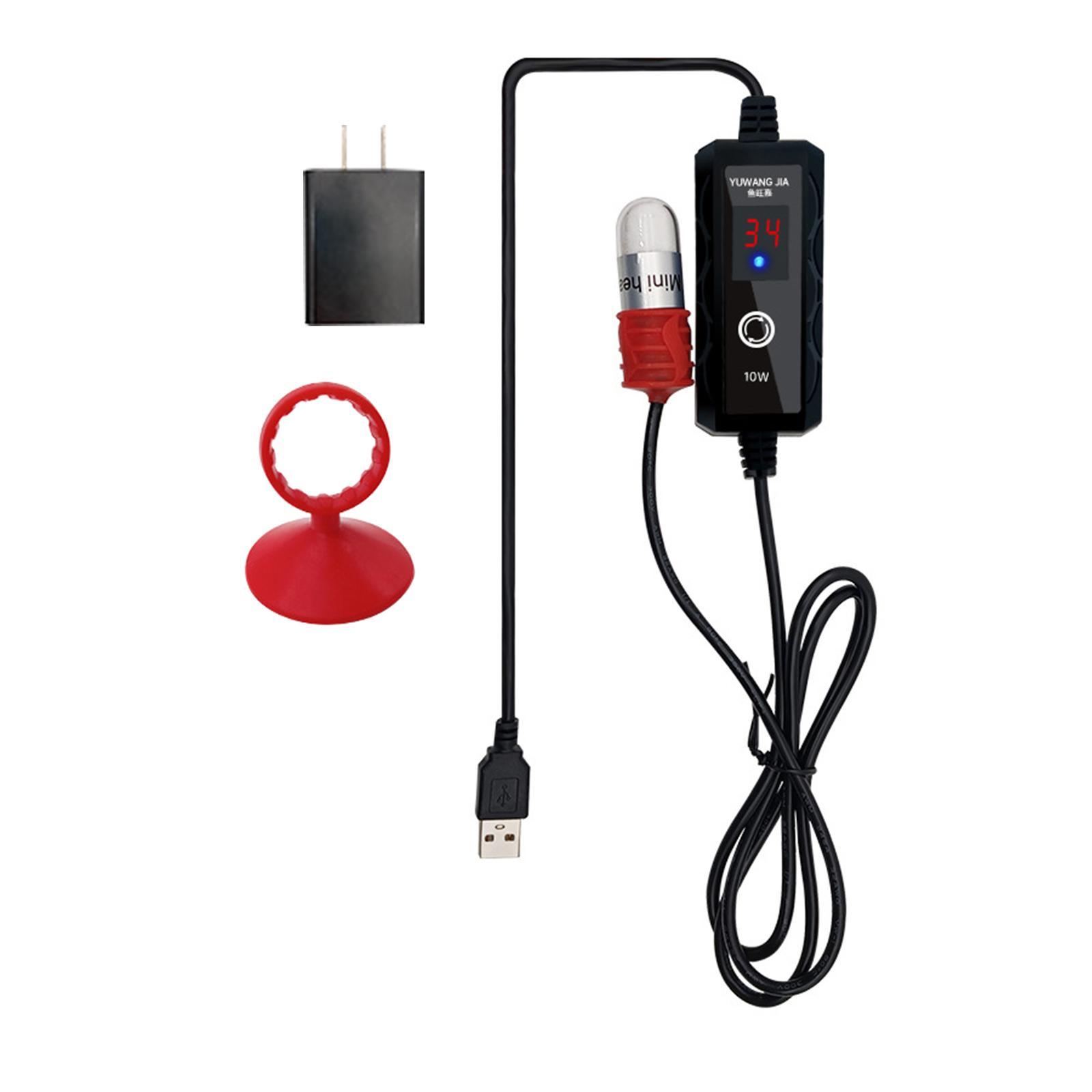 Aquarium Fish Tank Heater Heat Rod Submersible Thermostat for Turtle Pond