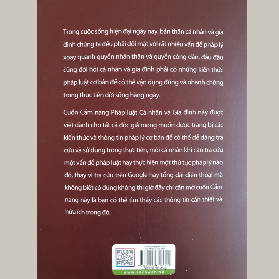 Cẩm Nang Pháp Luật Cá Nhân Và Gia Đình