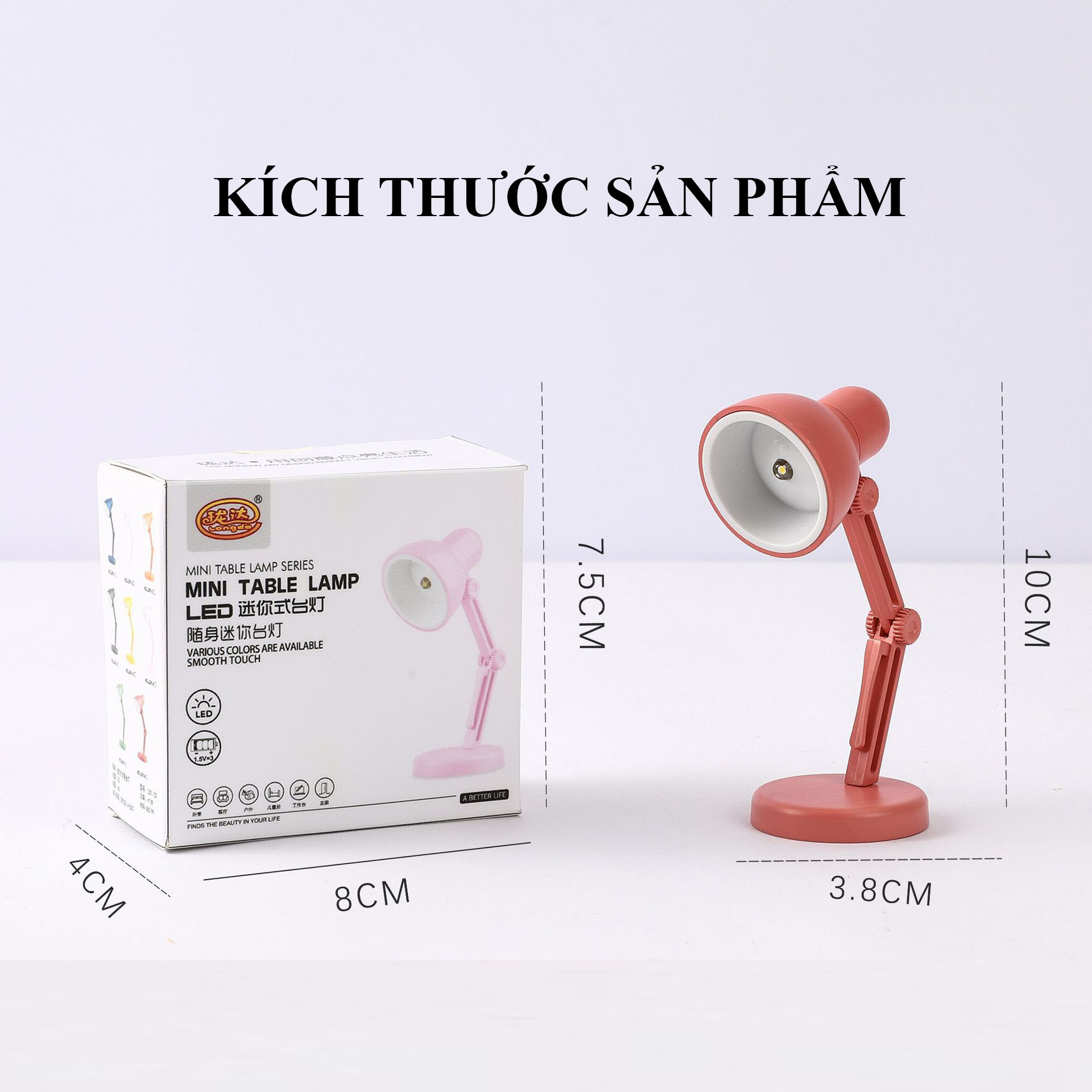 Nam châm siêu mạnh hít tủ lạnh Dola Home đèn LED trang trí, đính thời khóa biểu, sticker, giấy note, decor phòng ngủ