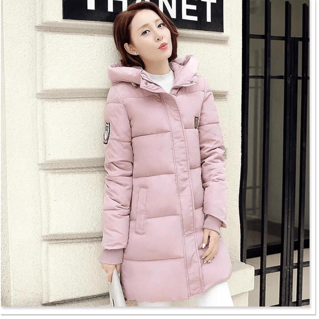 ÁO KHOÁC PHAO NỮ DÁNG DÀI 3 LỚP CÓ NÓN THỜI TRANG BAO ẤM ÁP CHO MÙA ĐÔNG NĂM NAY KME FASHION