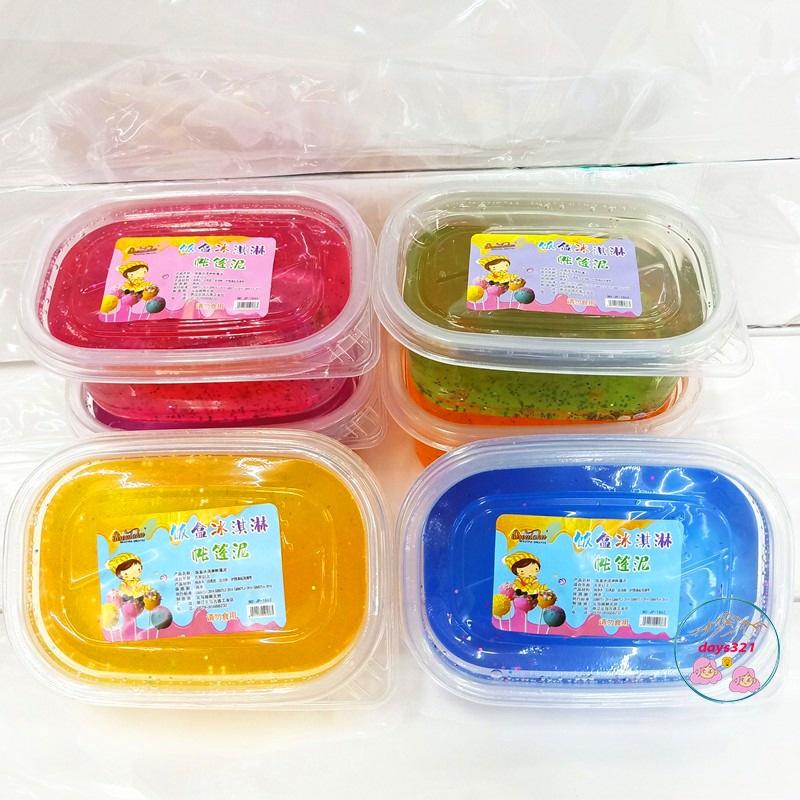 Slime kim tuyến hoa quả trái cây hộp 280gr 9 màu cực đẹp Đồ chơi hũ slam chất nhờn ma quái squishy