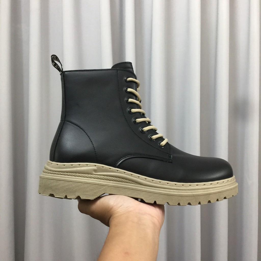 ( Có video chi tiết ) - Giày cao cổ - Bốt cổ cao dr martens phiên bản đế đen và đế kem 2021 INF - R779