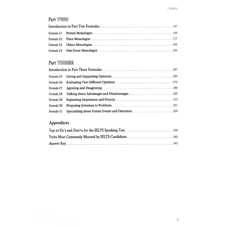 Sách 31 High-scoring Formulas To Answer The IELTS Speaking Questions