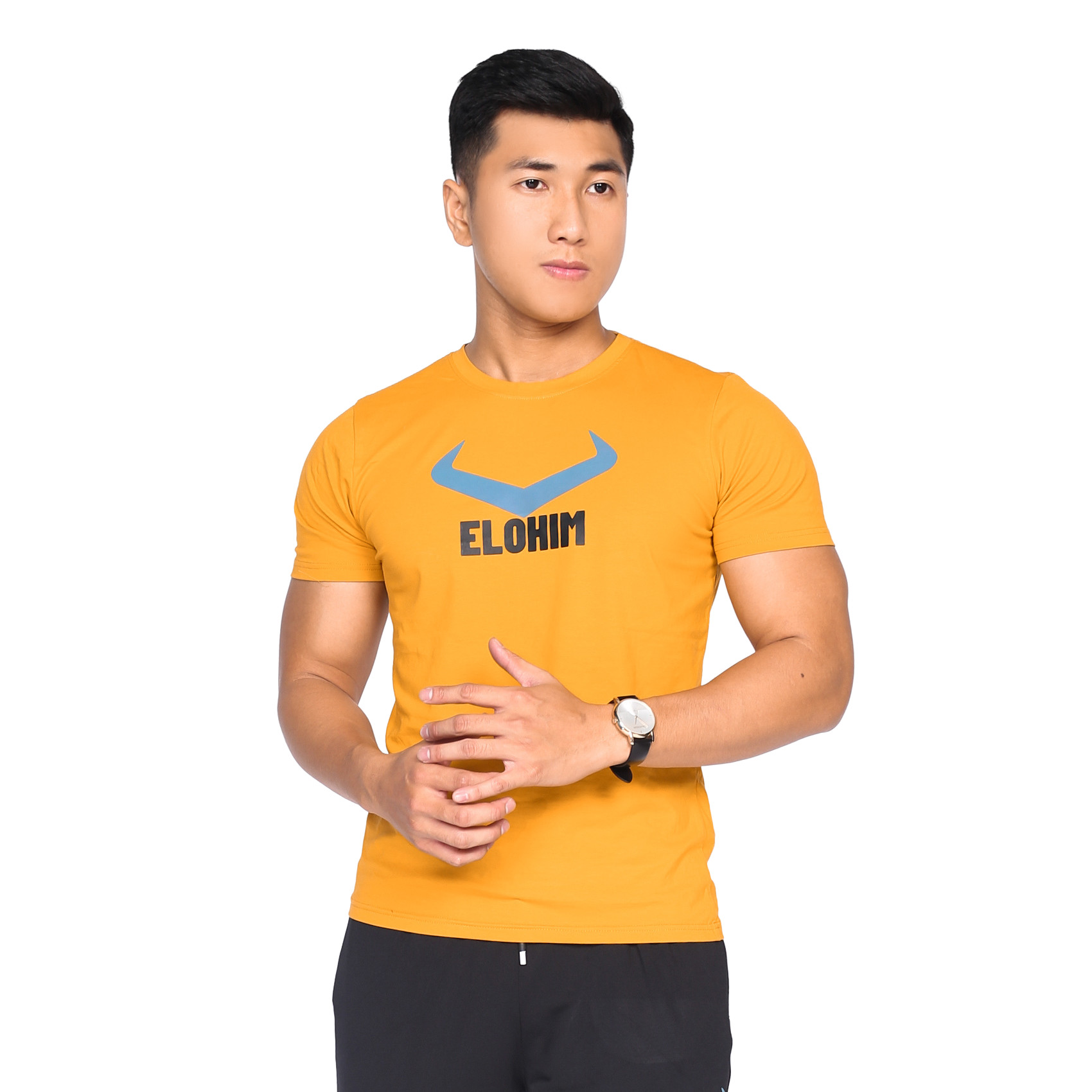 ÁO THỂ THAO LOGO ELOHIM CLASSIC - VÀNG XANH