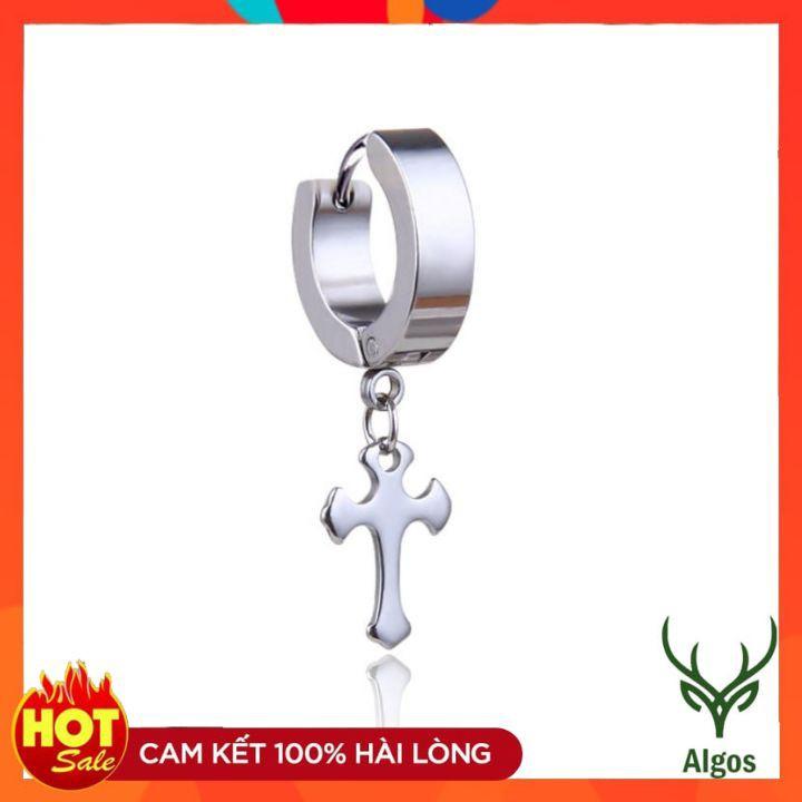 Khuyên tai nam/Thánh giá to️ƯU ĐÃI TOÀN SHOP️Titan siêu bền, siêu rẻ phù hợp mọi phong cách