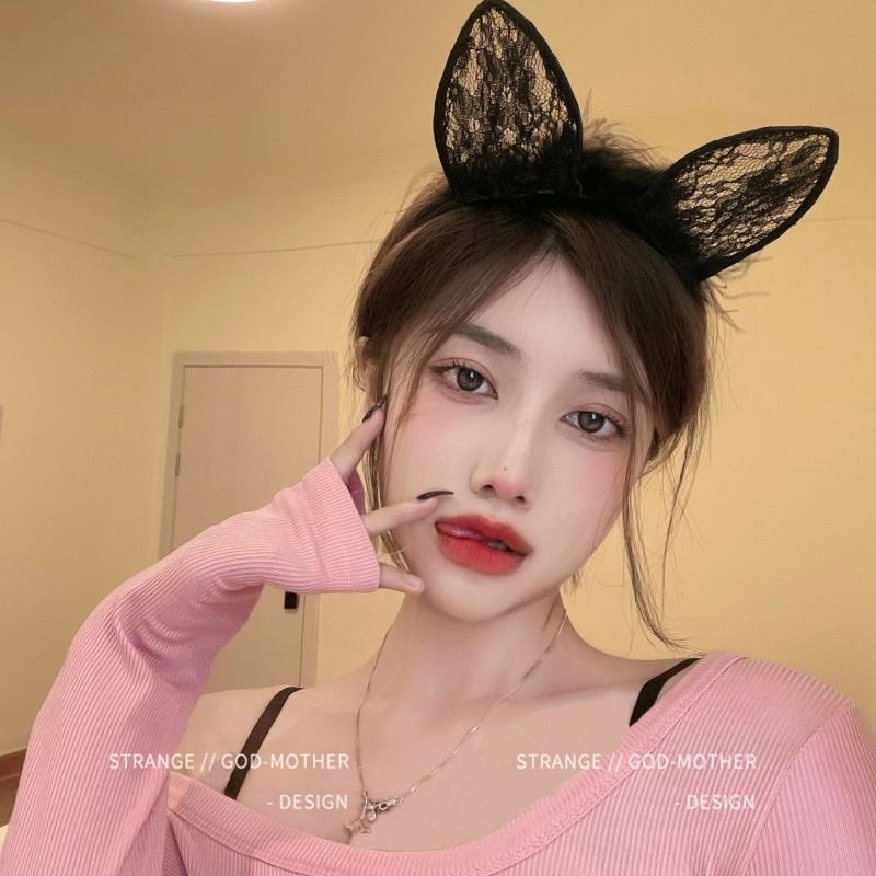 Bờm Mèo Ren Viền Lông Cute Hột Me • Cosplay Bé Mèo Meo Dễ Thương Sexy