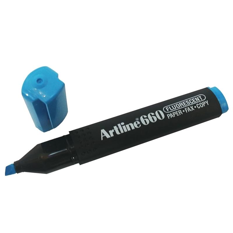 Bút Dạ Quang - Artline EK-660-FBL - Fluorescent Blue