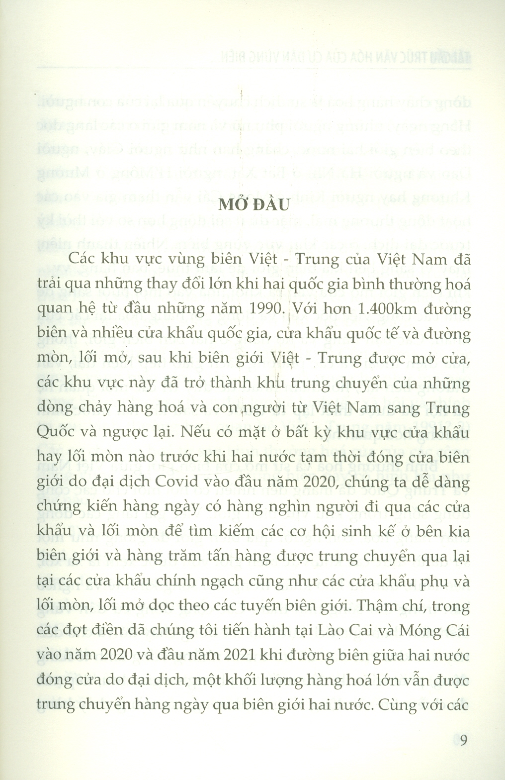 Tái Cấu Trúc Văn Hóa Của Cư Dân Vùng Biên Trong Bối Cảnh Phát Triển Thương Mại Việt Nam - Trung Quốc (Sách chuyên khảo) - Viện Nghiên Cứu Văn Hóa - Nguyễn Thị Phương Châm, Hoàng Cầm