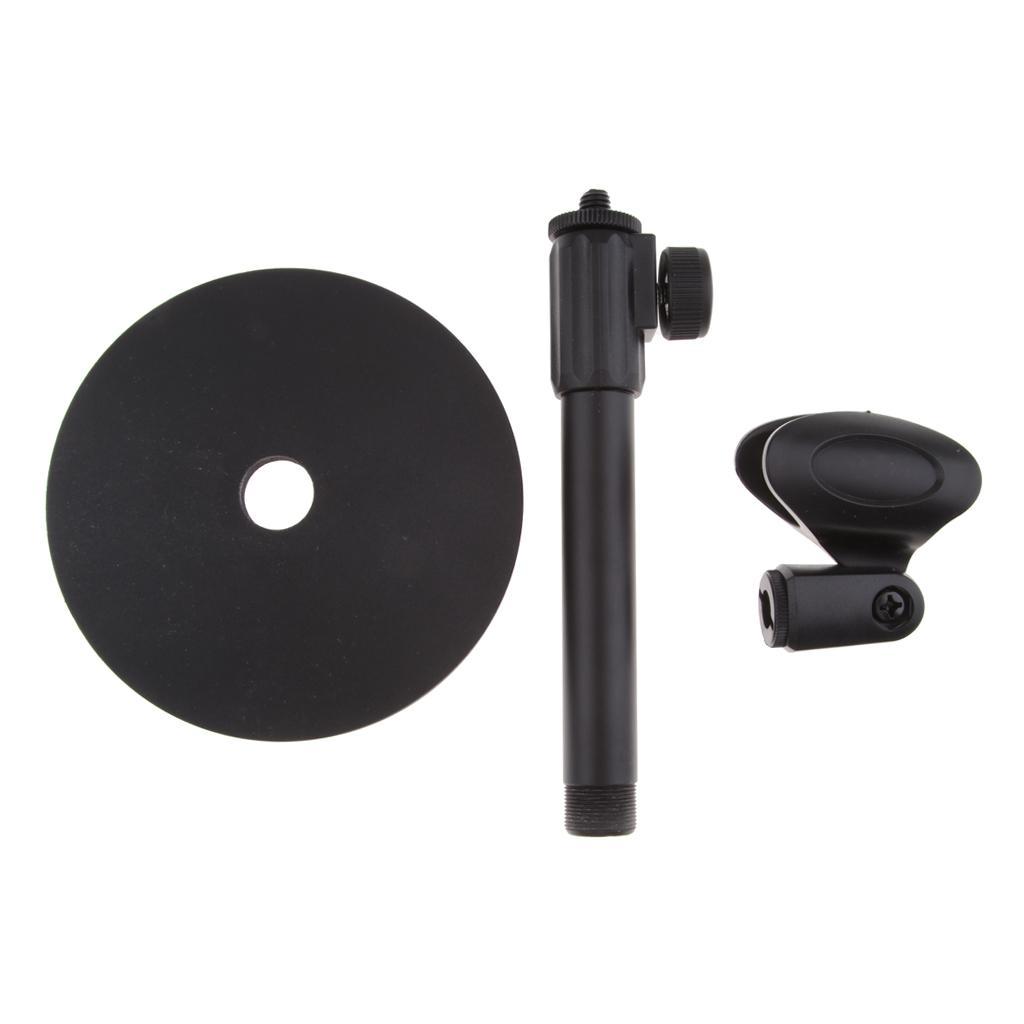 Microphone Arm Stand Bracket for Radio Broadcasting Studio, Lectures/Meeting/On Stage Desk Microphones Stands Accessories