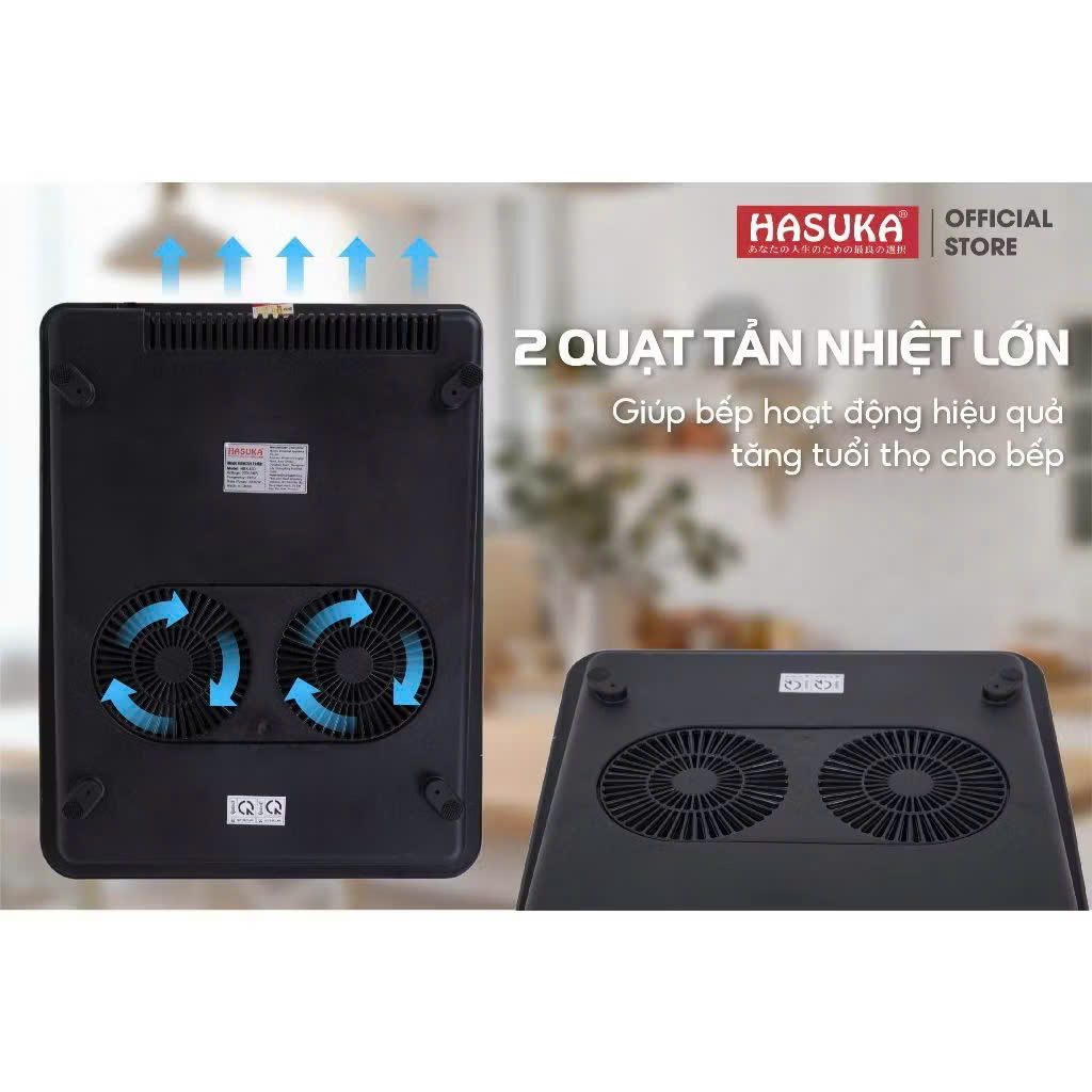 Bếp từ đơn HASUKA HSK-630 công suất 2850W, bếp điện từ đa chức năng -HÀNG CHÍNH HÃNG