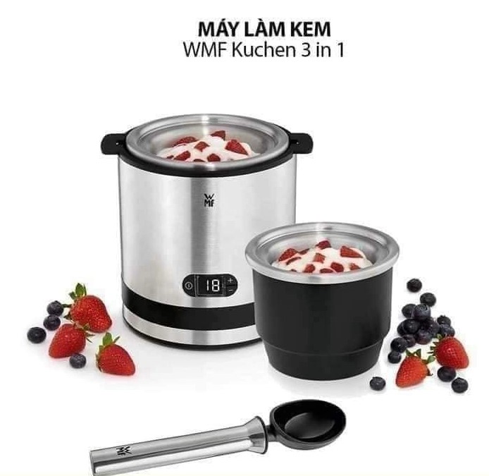 Máy Làm Kem Tươi WMF, Máy Làm Kem Tại Nhà, Ice Cream Maker, Nhập Đức, BH 12 Tháng, Hàng Chính Hãng