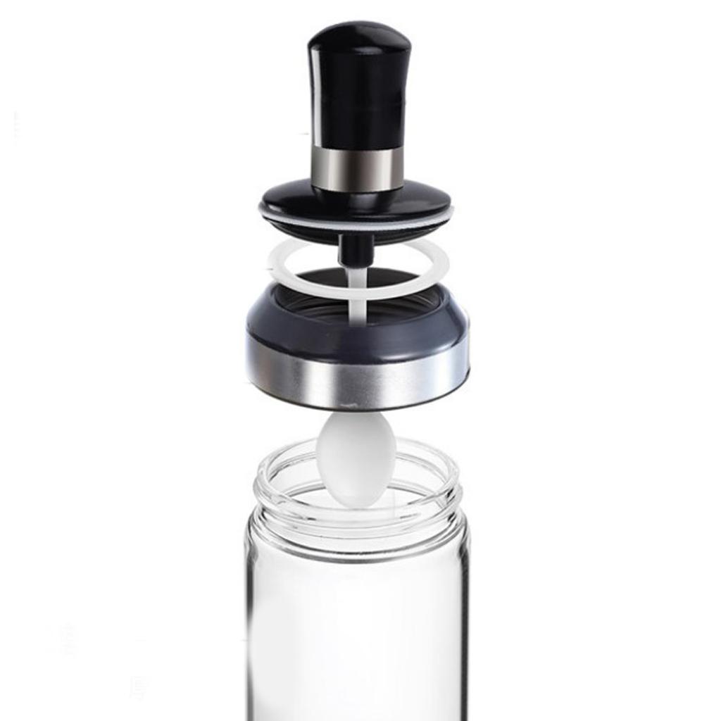 Spice Jars Salt Sugar Glass Condiment Container Seasoning Box