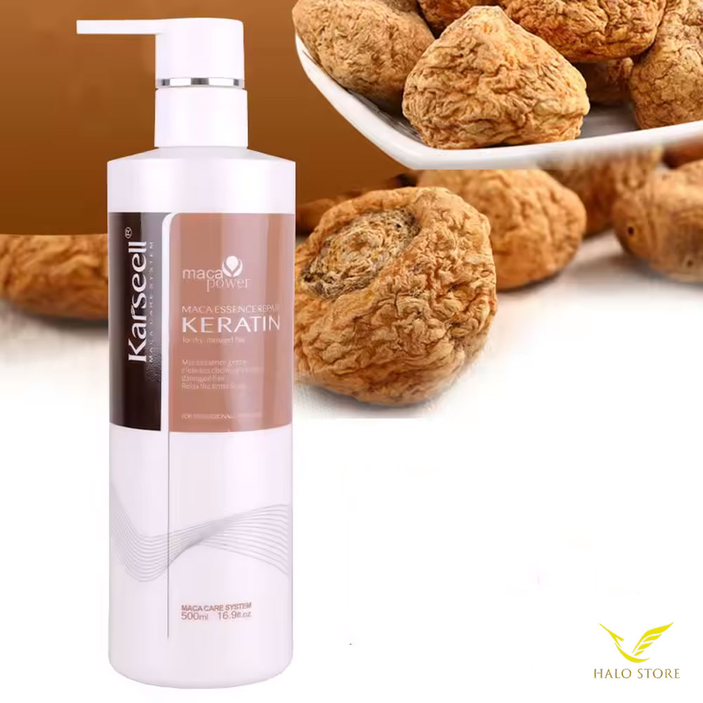 [+Tặng mũ trùm] Keratin Karseell phục hồi tóc thần tốc 500ml