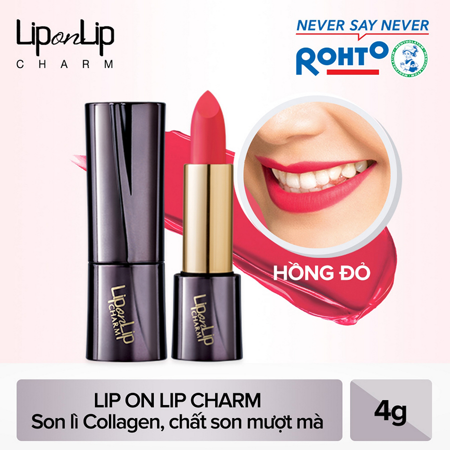 Son Lì Collagen Siêu Mịn Lip On Lip Charm (4g)