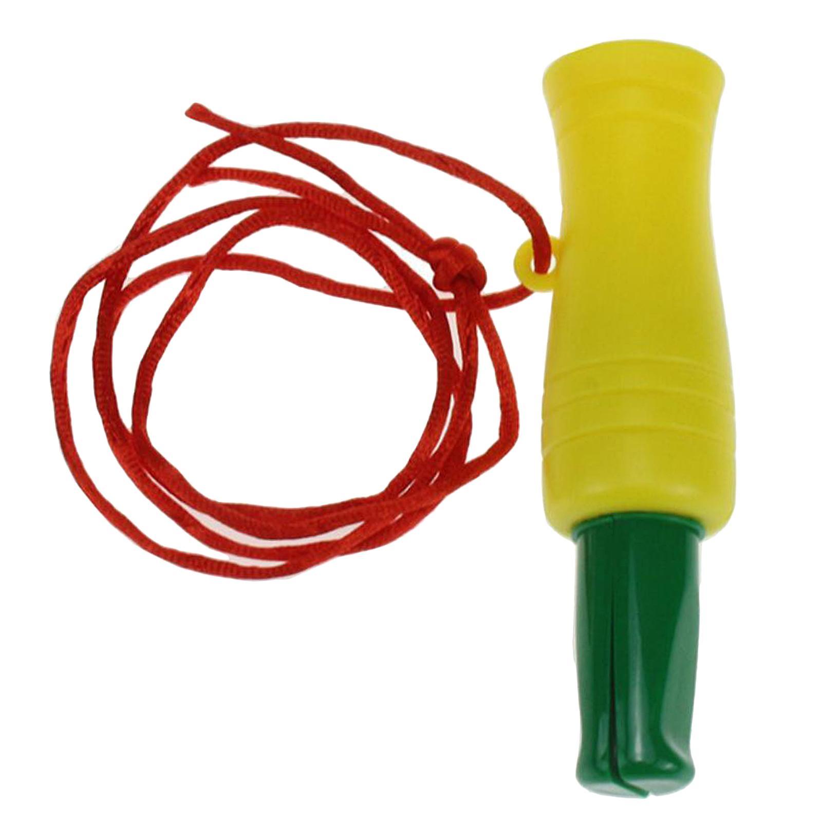 Whistle Decoy Duck Call   Bird  for  Gooses Hunting Yellow