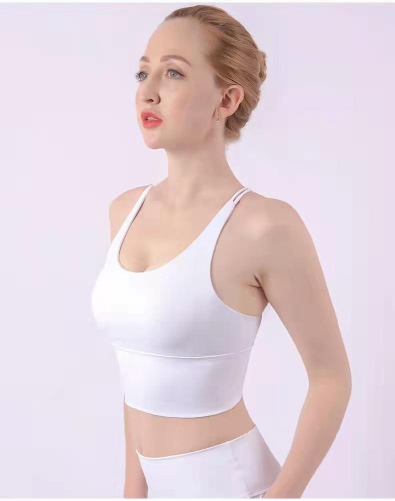 2021 Hàng Mới Về Phụ Nữ Yoga Áo Ngực Thể Thao Bé Gái Gợi Cảm Nude Đẹp Lưng Thể Hình Áo Ngực Mà Không Vòng Thép Tập Hợp Tập Yoga Quần Lót áo Vest