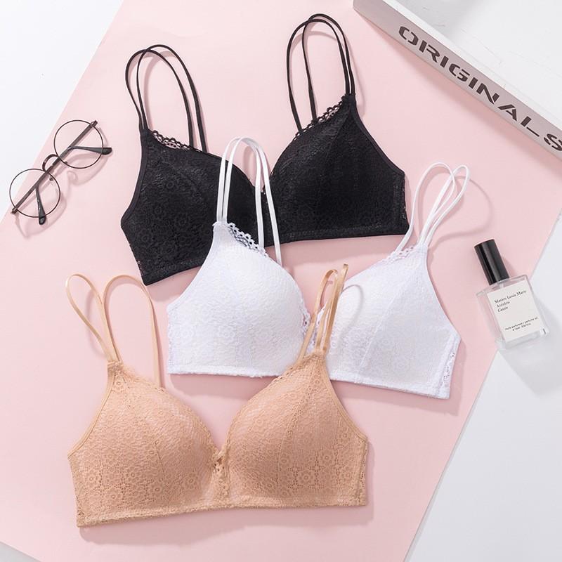 Áo lót mỏng nữ đúc su ren Mahola RN06