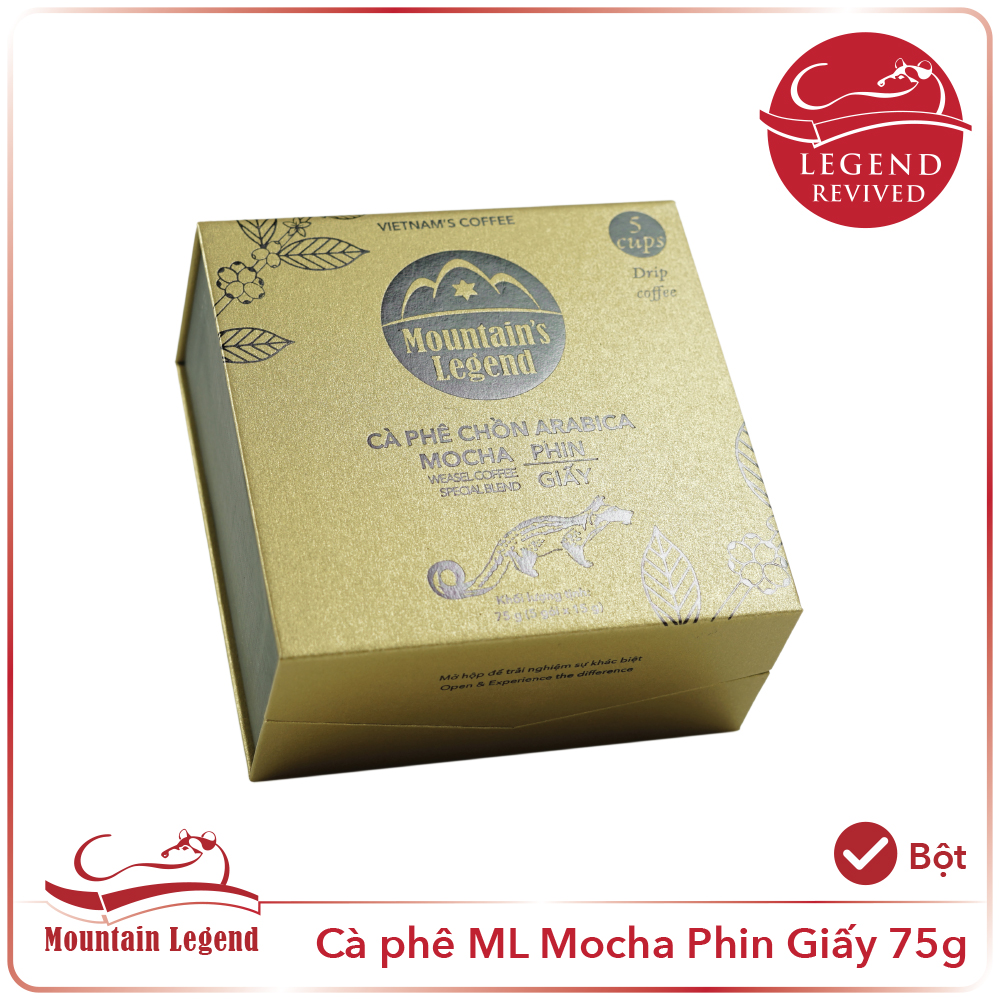 Cà phê chồn Mocha Moutain’s Legend 75 gram