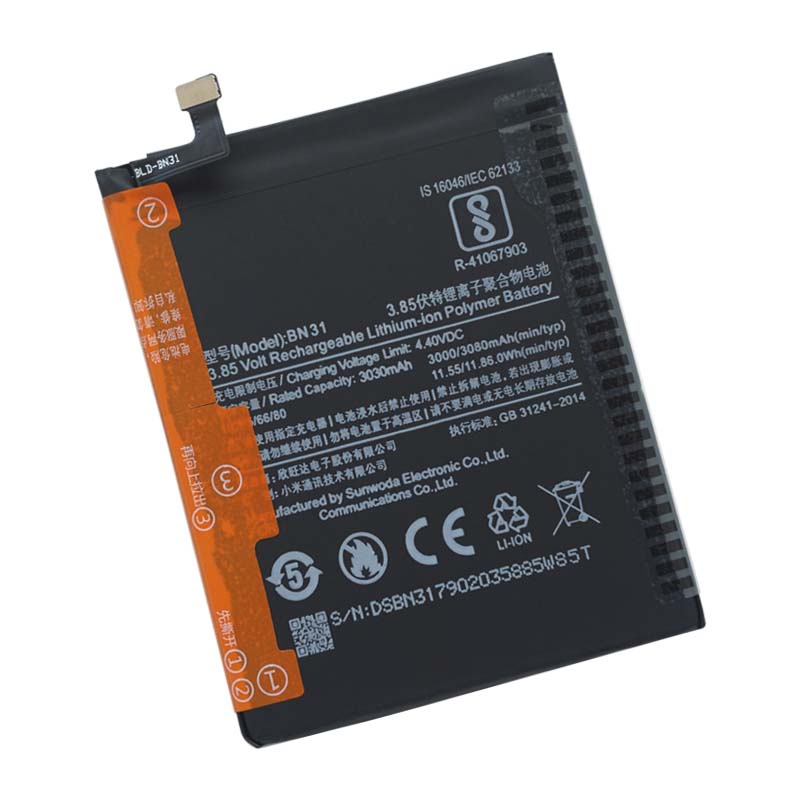 Pin dùng cho Điện Thoại Xiaomi Mi5X / Mi A1 / Redmi Note5A / BN31