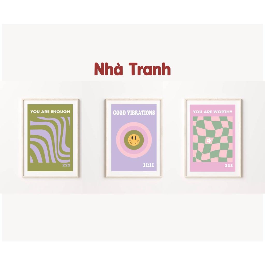 SET TRANH TREO TƯỜNG AESTHETIC 26 - 3
