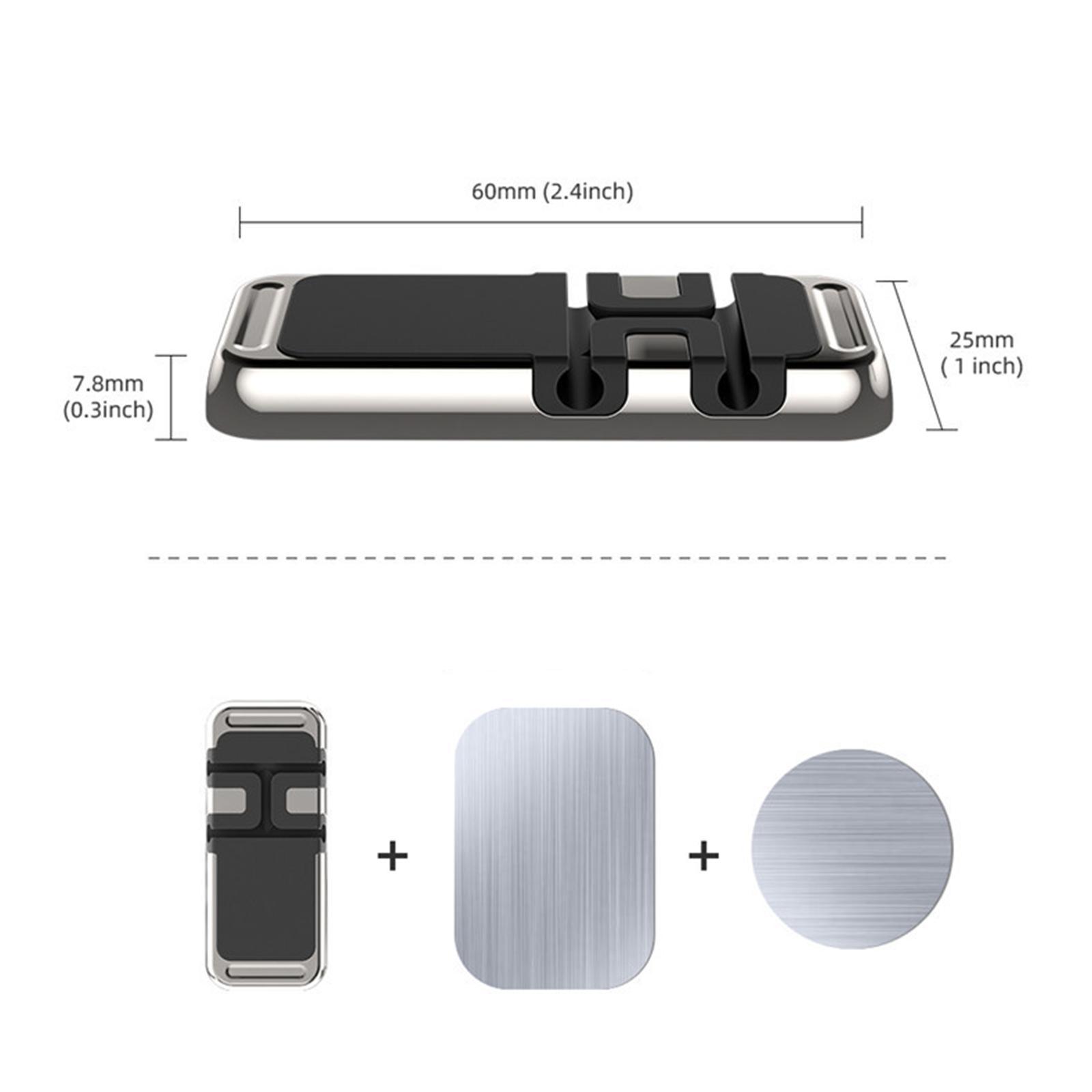 Phone Mount with USB Cable Management Accessories for Desk Car