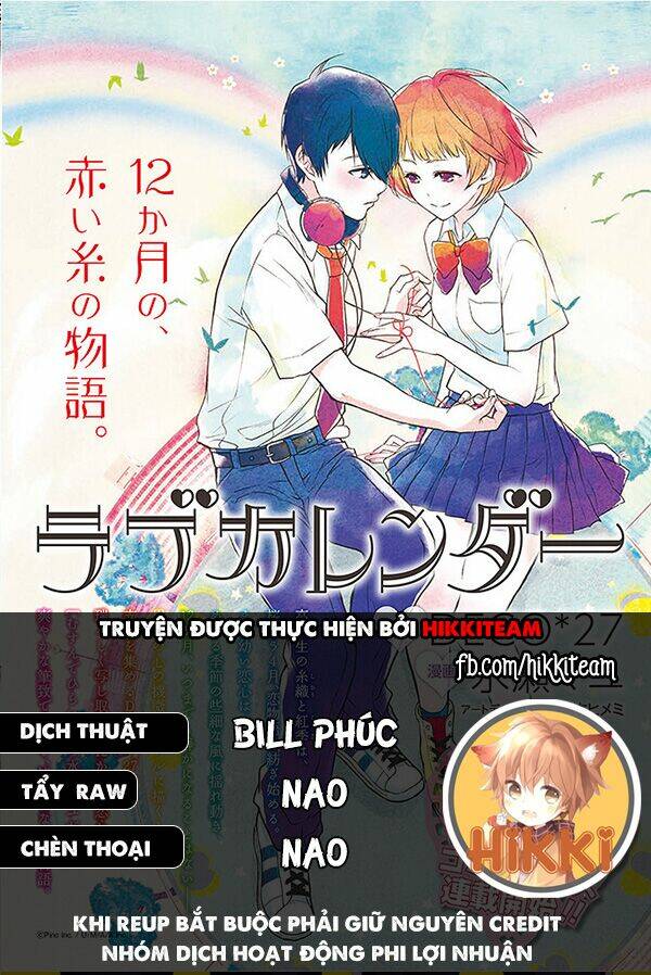 lịch tình yêu chapter 4 1