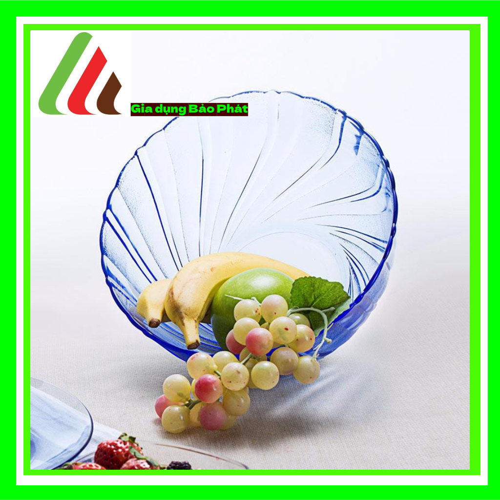 Bộ 2 tô thủy tinh chịu lực Duralex Beau Rigave cao cấp Pháp màu xanh marine 18cm