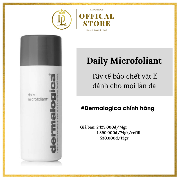 Tẩy tế bào chết vật lý Dermalogical Daily Microfoliant 73g dành cho mọi làn da