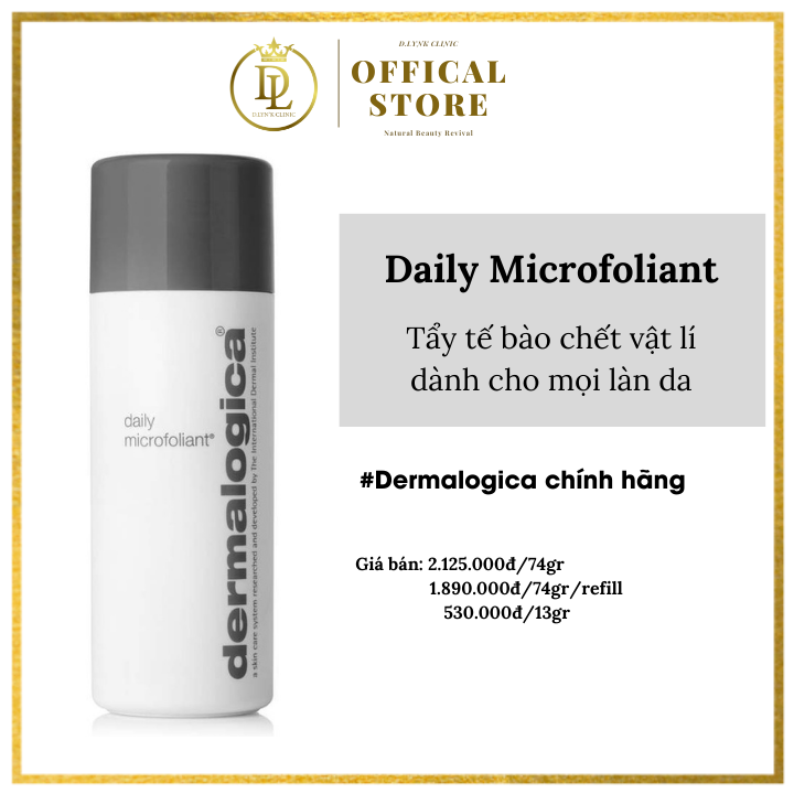 Tẩy tế bào vật lý hàng ngày dành cho mọi làn da Dermalogica Daily Microfoliant -13gram