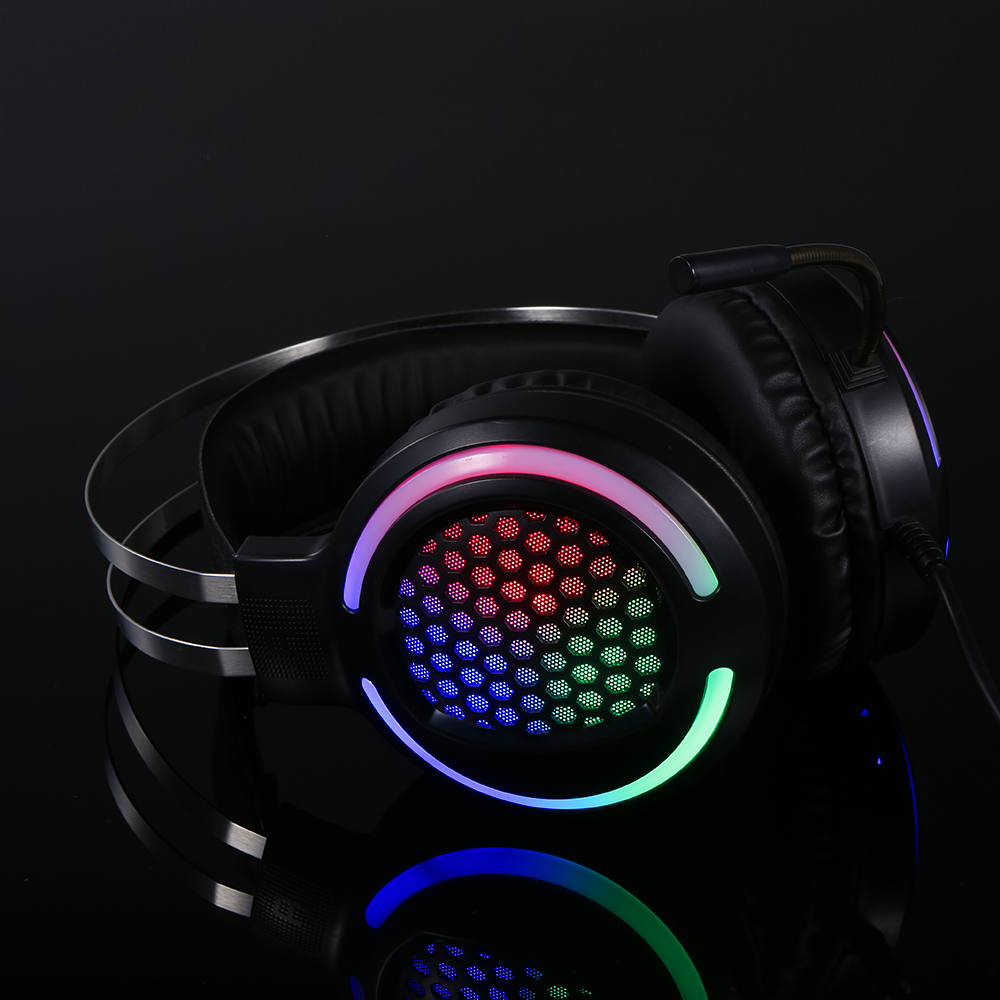 Tai Nghe Chơi Game Có Dây RGb Nhiều Màu Sắc Với Micrô 360° Giảm Tiếng Ồn 3,5 Mm + USB Cho Máy Tính Xách Tay PC