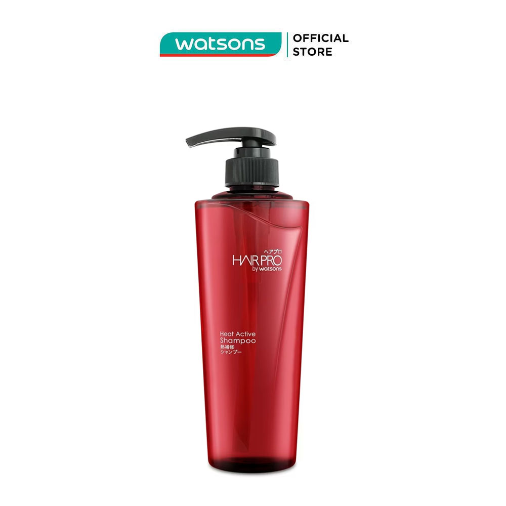 Dầu Gội Hair Pro By Watsons Heat Active Shampoo Phục Hồi Tóc 500ml