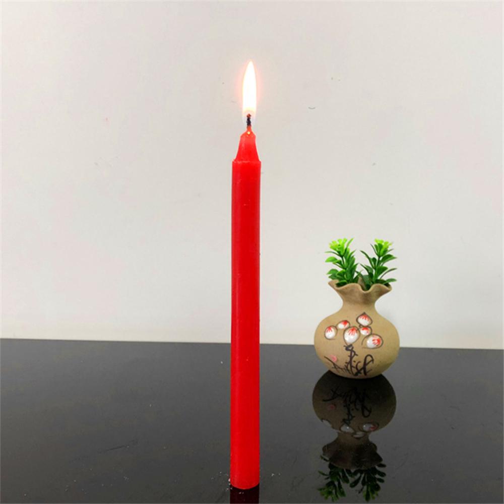10 cây Nến thẳng không có mùi thơm dài 6,7 inch cho tiệc sinh nhật Lễ hội Lễ kỷ niệm Nhà thờ