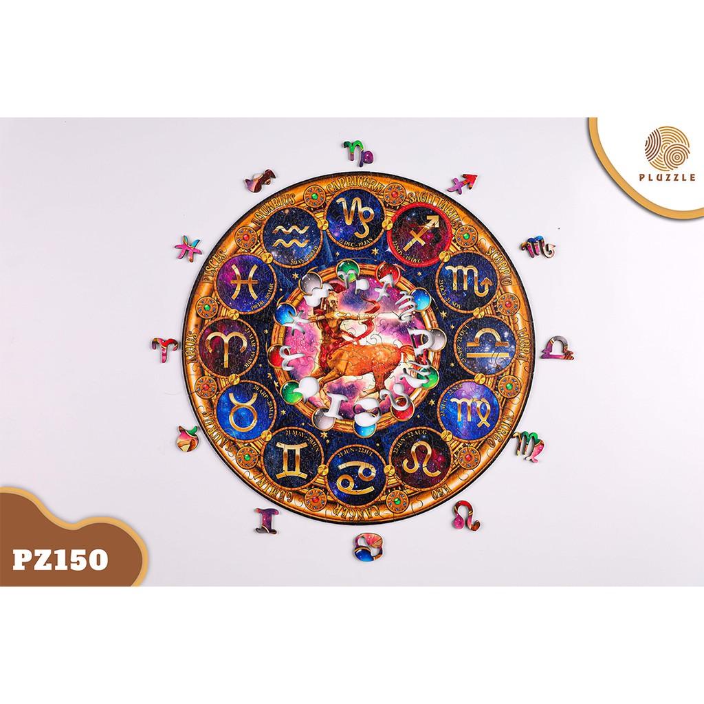 Bộ xếp hình gỗ thông minh puzzle đồ chơi ghép hình 12 Cung Hoàng Đạo – Cung Nhân Mã – PZ150