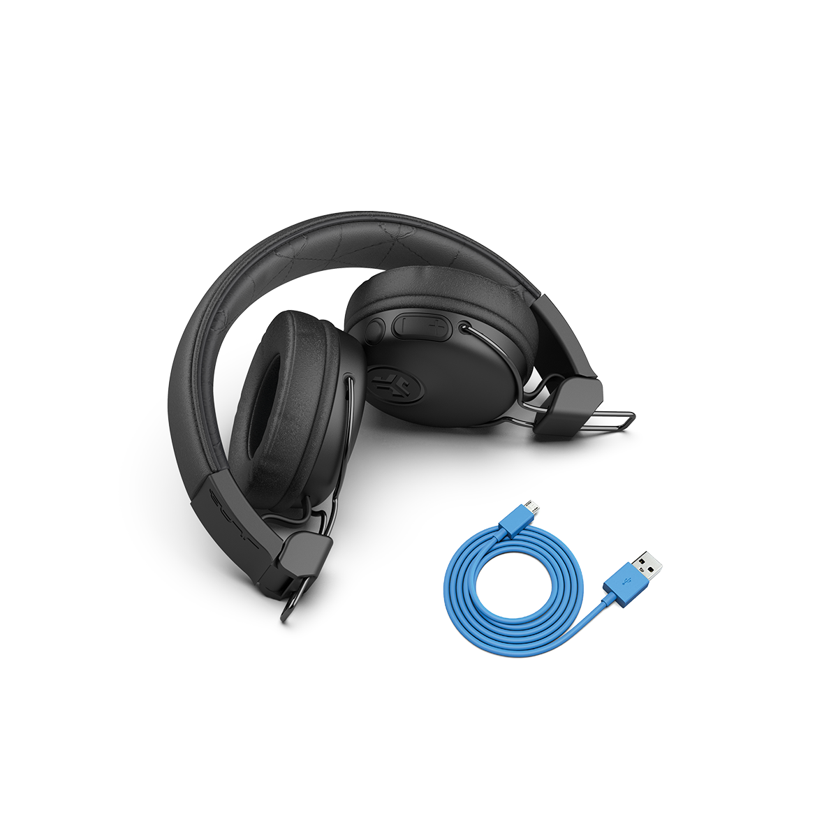 Tai nghe Bluetooth chụp tai TWS không dây Jlab Studio màu đen foam On-ear thời gian nghe 30H bluetooth 5.0 âm thanh EQ3 - Hàng chính hãng - BH 2 năm 1 đổi 1