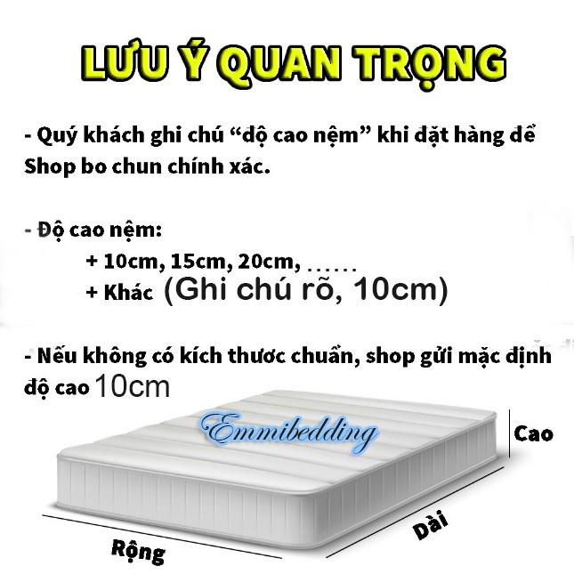 Bộ Ga giường, ga gối TC trơn 1 mầu gồm 1 ga và 2 áo gối nằm