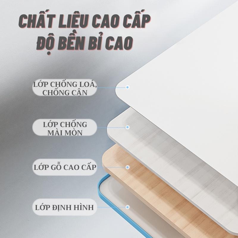 Bàn học cho bé Sakawin S80, Bàn học sinh có giá sách cao cấp, Tuỳ chọn loại ghế Giá nhập Độ bền 20 năm