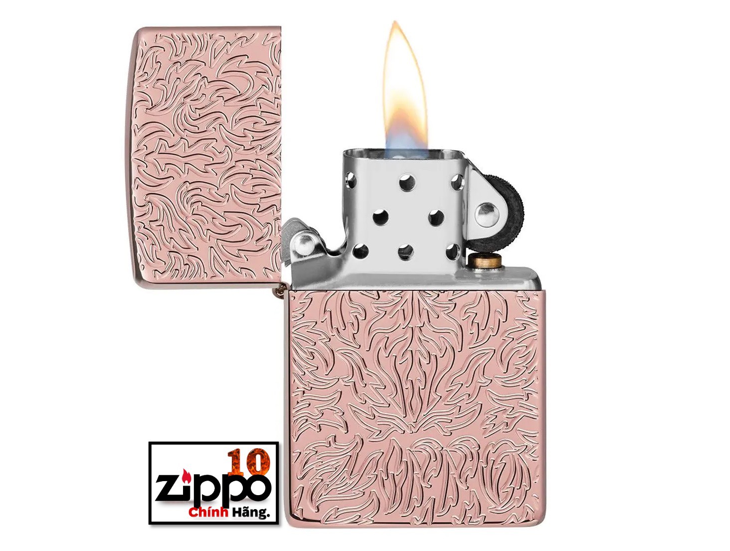 Bật lửa ZIPPO 49703 ArmorCarved Design - Chính hãng 100%